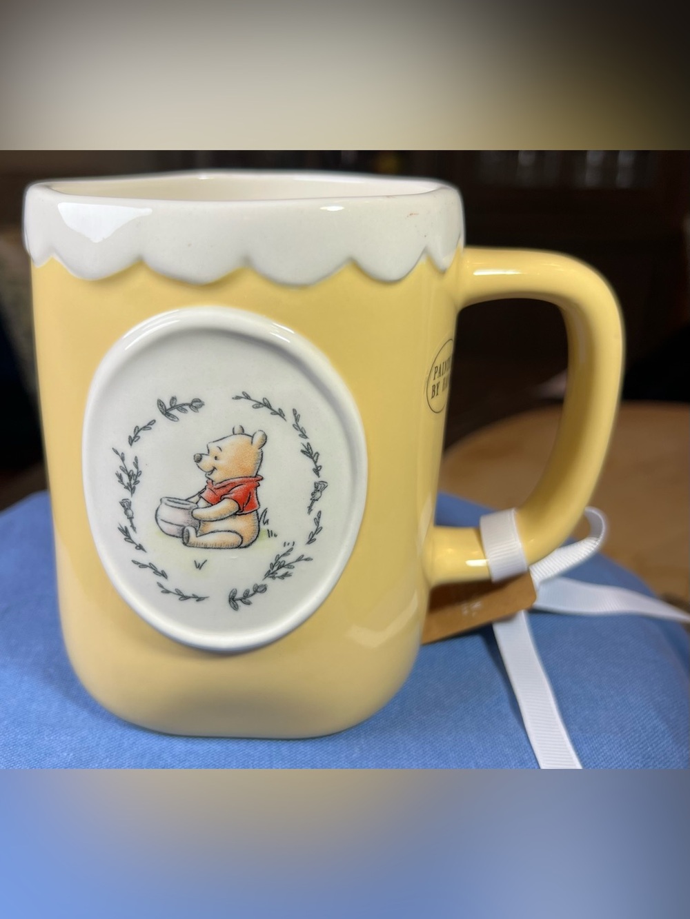 Disney- Rae Dunn Colab - Winnie The Pooh - Mug Yellow